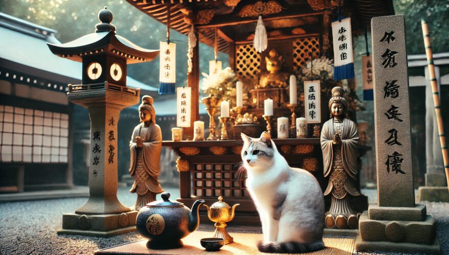 神社 猫