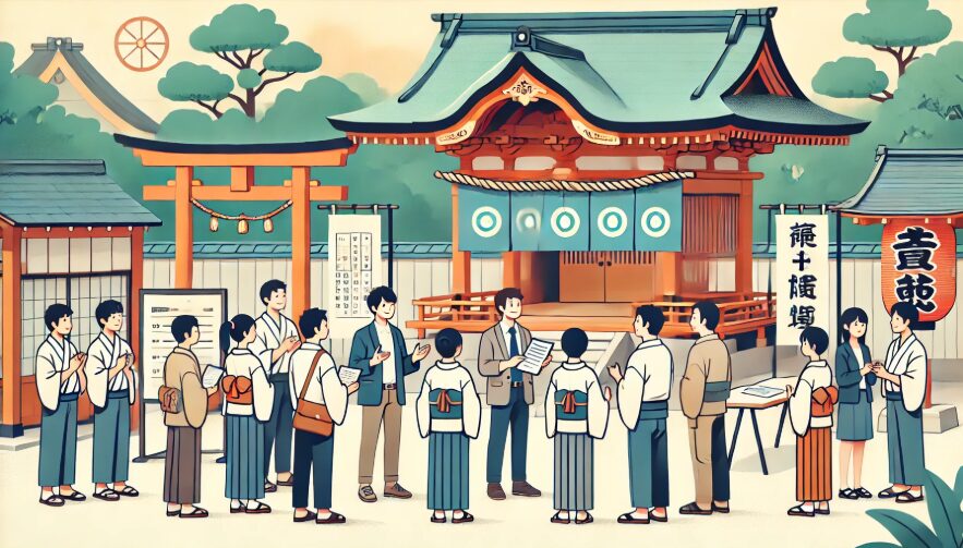 神社 