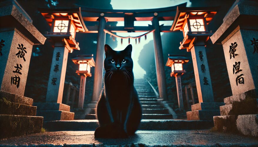 神社 猫